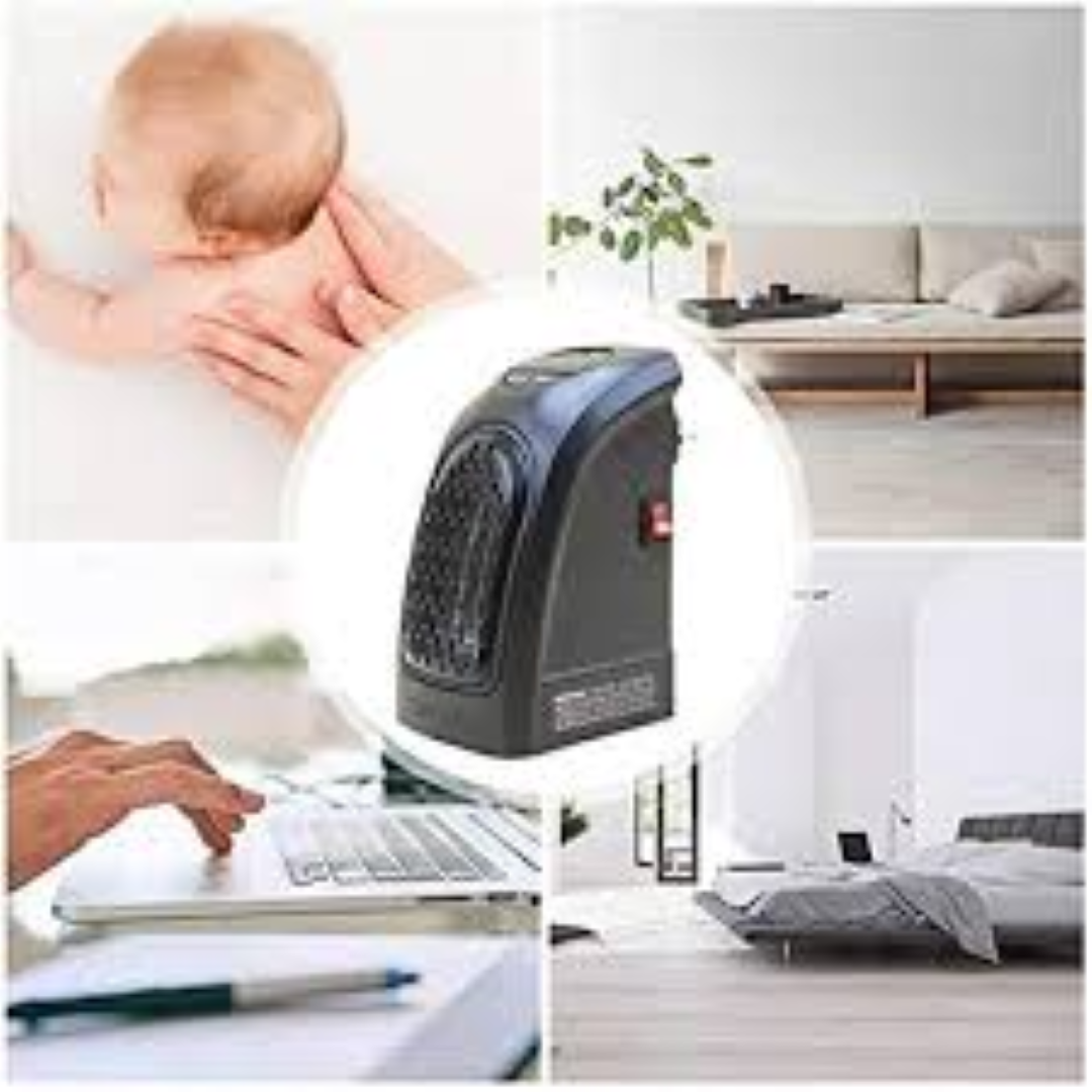HANDY HEATER 300W PLUG IN ROOM HEATER 12HR TIMER